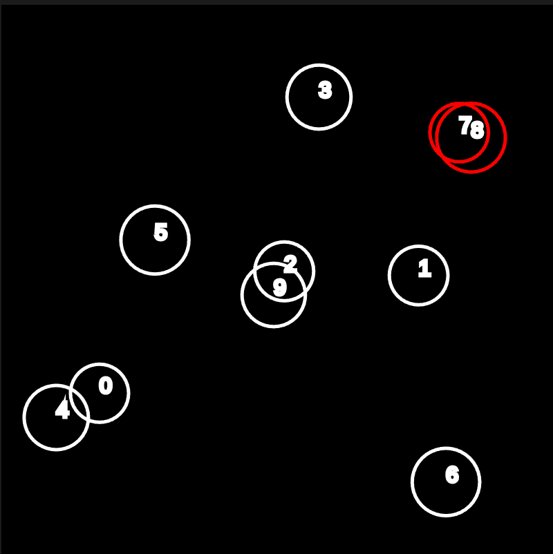 balls popping on clicking it